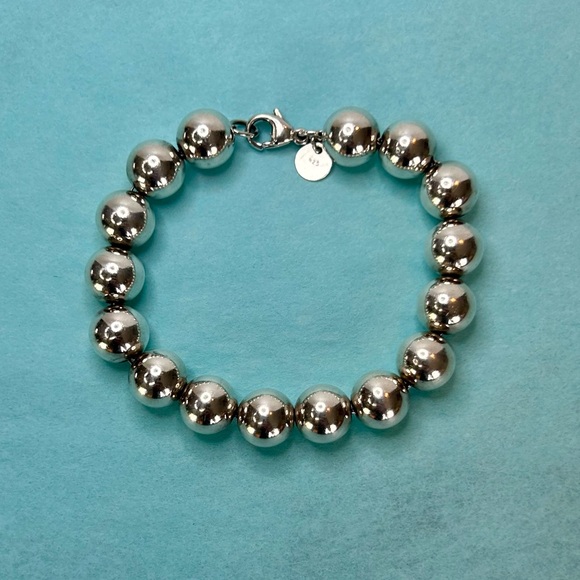 Tiffany & Co. 925 Sterling Silver Hardwear Ball Bracelet – 7" - Picture 3 of 6